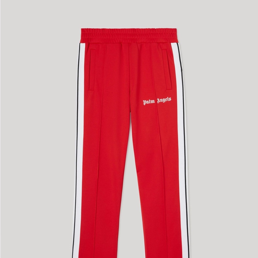 Red palm angels track pants, tags all still included, comes in original bag